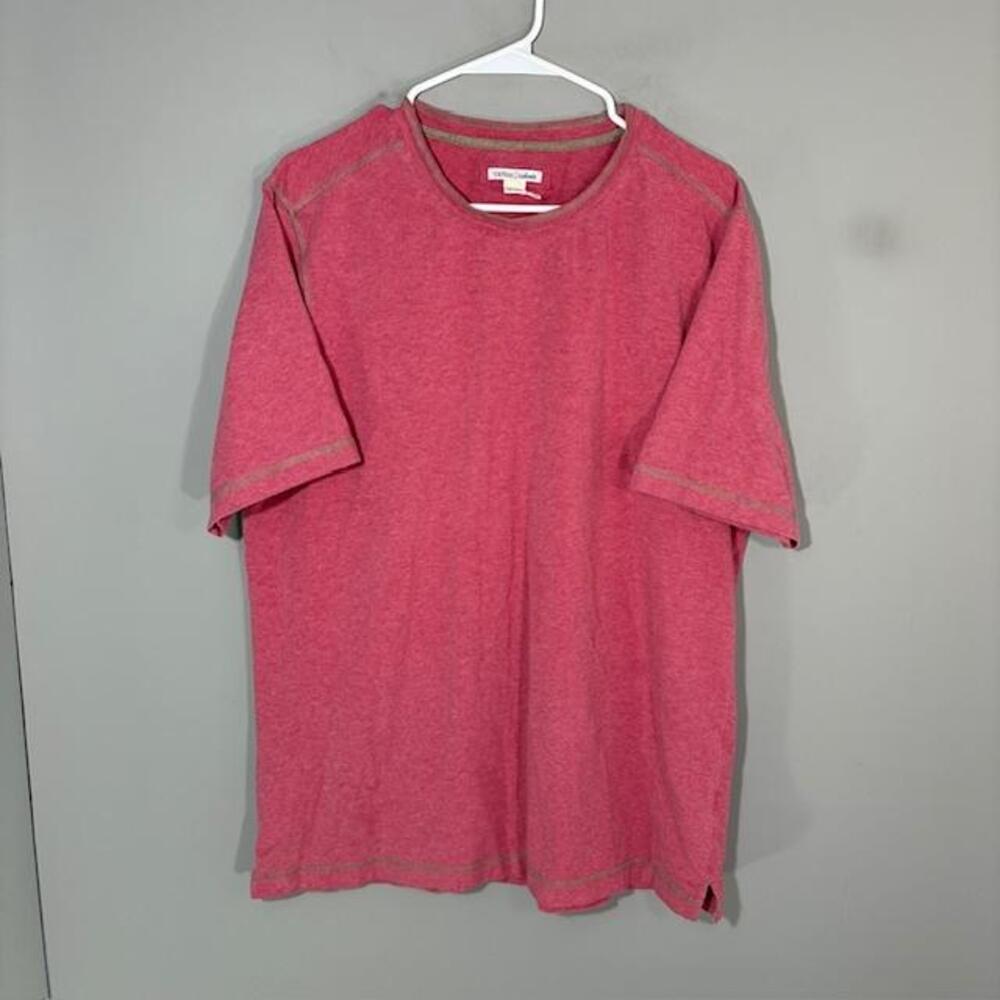 Carbon2cobalt Shirt Mens Large Red Short Sleeve Crewneck Tee Casual Soft
